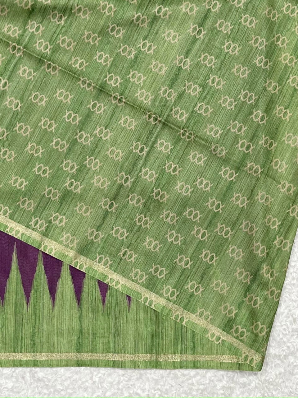 Purple Wine Desi Tussar Silk Saree