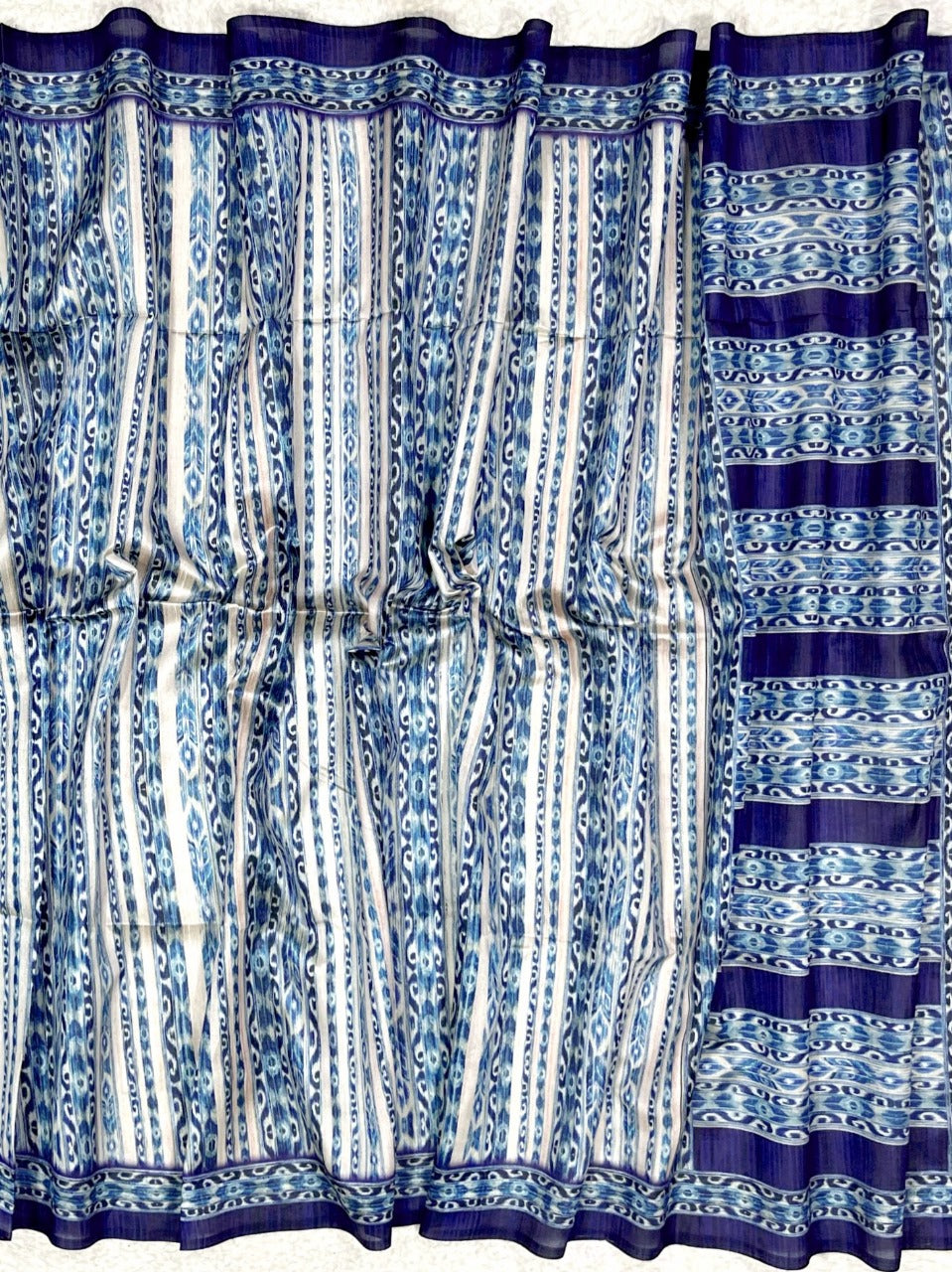 Violet Tussar Silk Saree