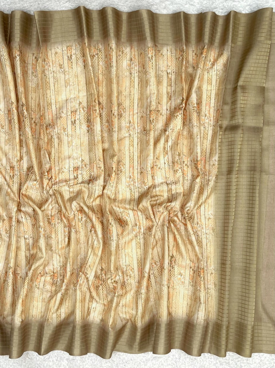 Royal Yellow Premium Tussar Silk Saree