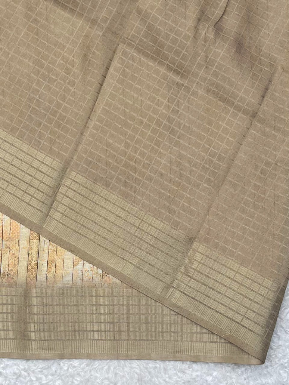 Royal Yellow Premium Tussar Silk Saree