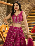 RANI PINK LEHENGA CHOLI