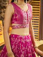 RANI PINK LEHENGA CHOLI