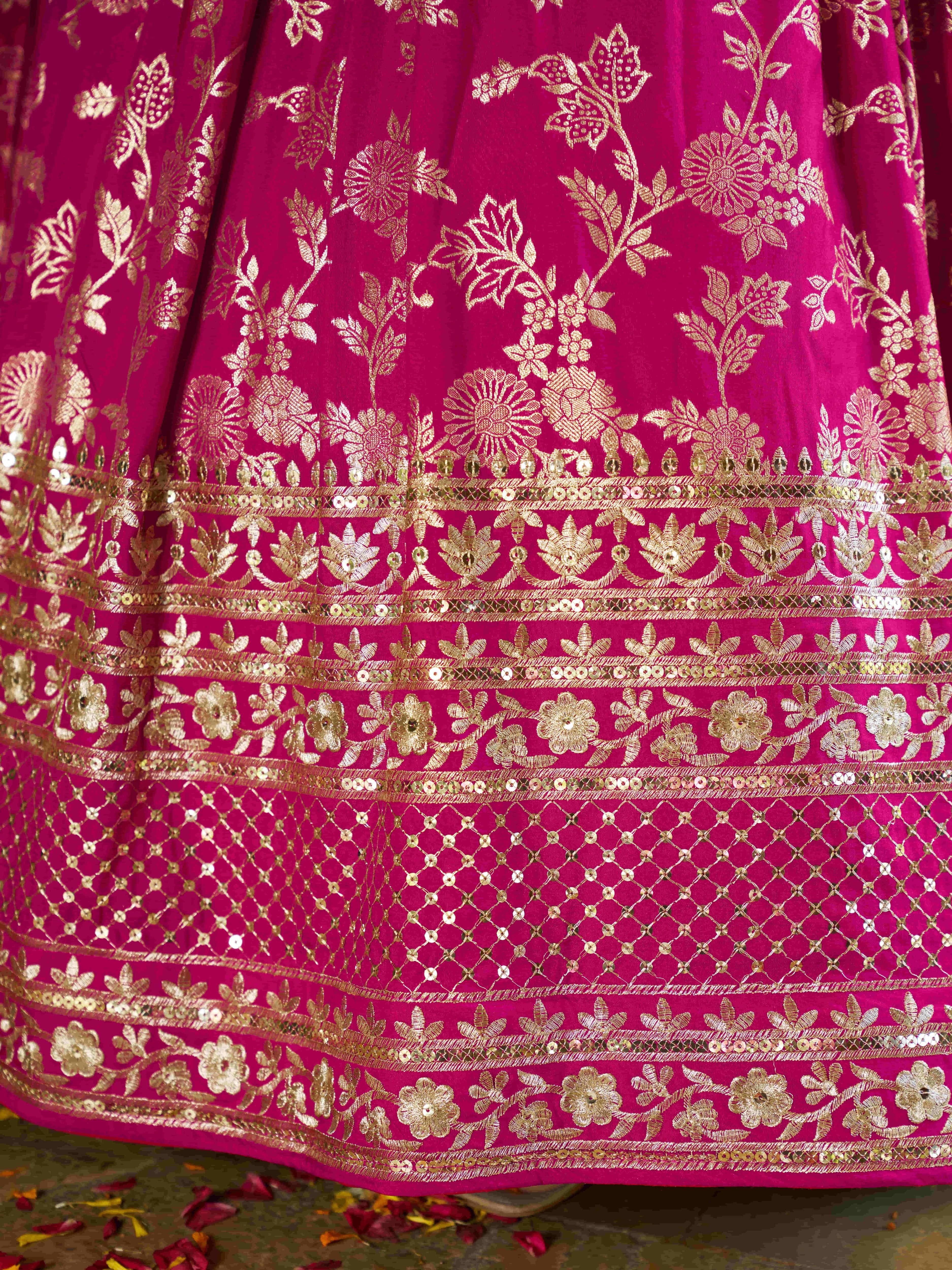 RANI PINK LEHENGA CHOLI
