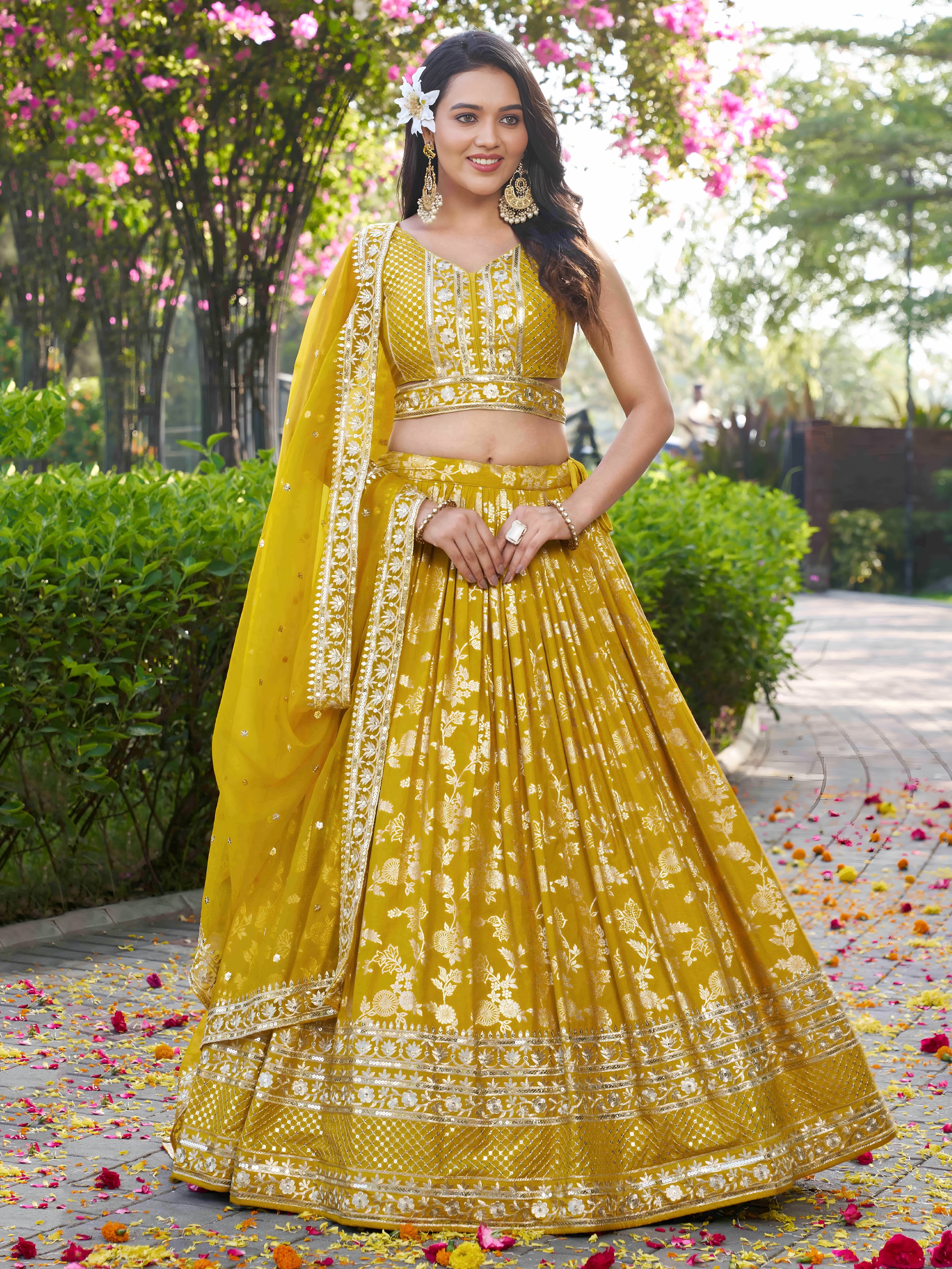 TUSCANY YELLOW LEHENGA CHOLI