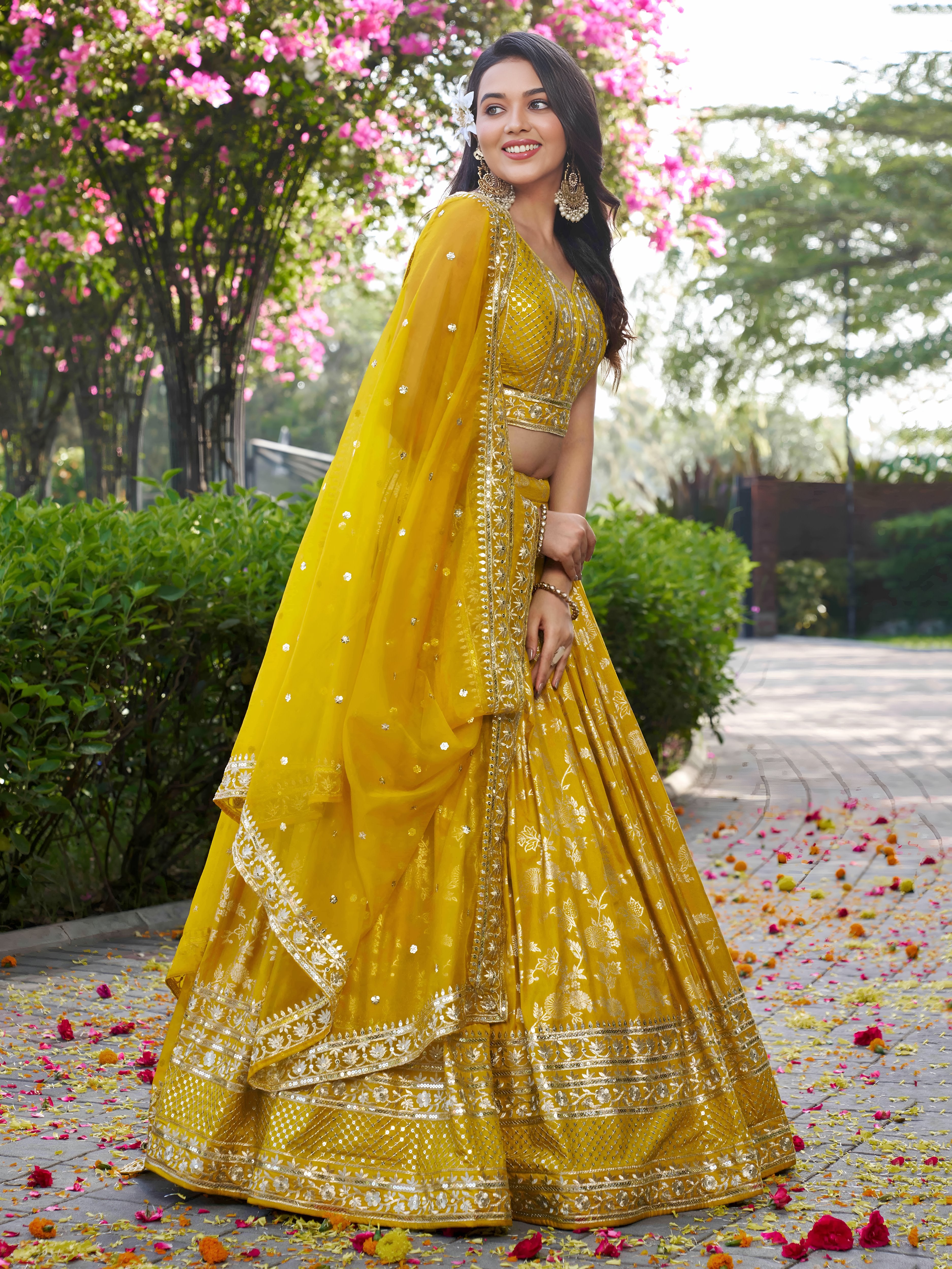 TUSCANY YELLOW LEHENGA CHOLI