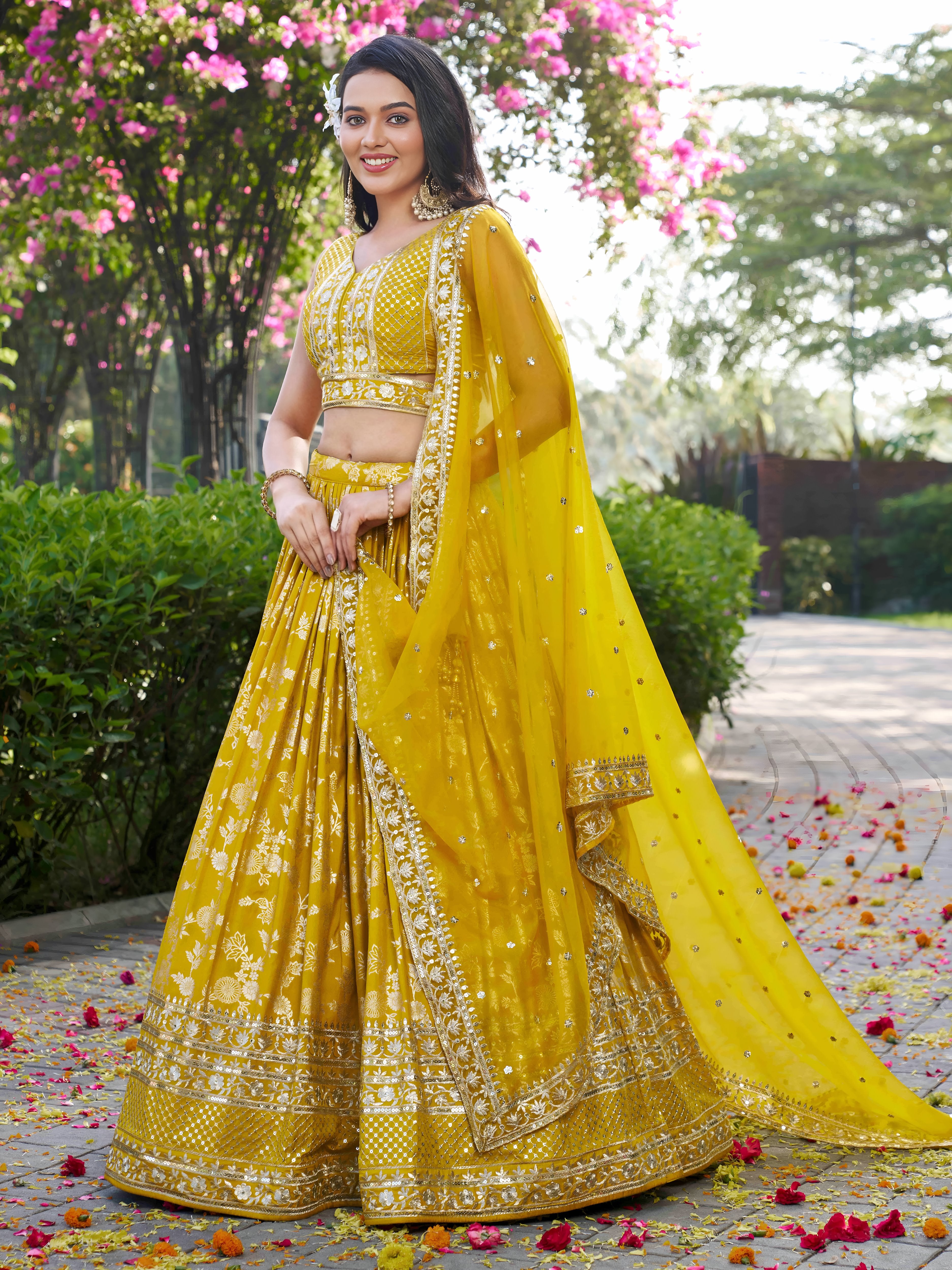 TUSCANY YELLOW LEHENGA CHOLI