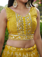 TUSCANY YELLOW LEHENGA CHOLI
