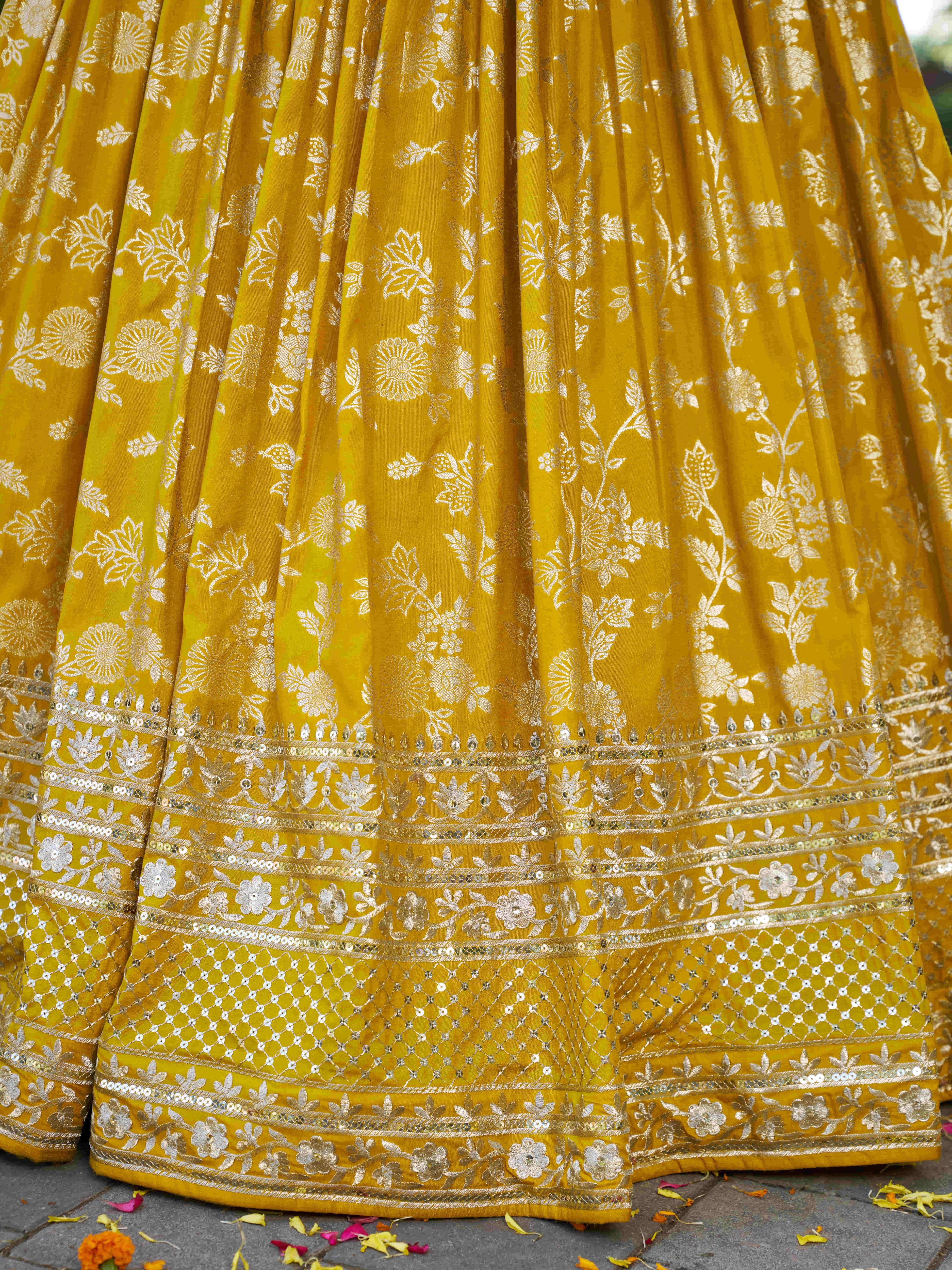 TUSCANY YELLOW LEHENGA CHOLI