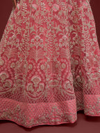 CORAL PINK BRIDAL LEHENGA CHOLI