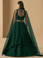 PINE GREEN LEHENGA CHOLI