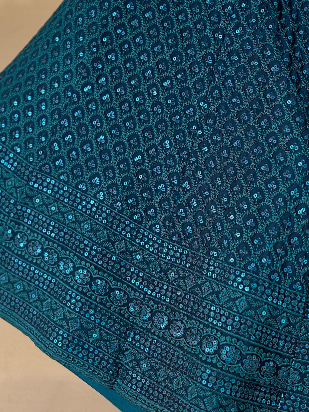 PEACOCK BLUE LEHENGA CHOLI