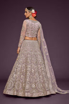 LILAC SOFT NET LEHENGA CHOLI