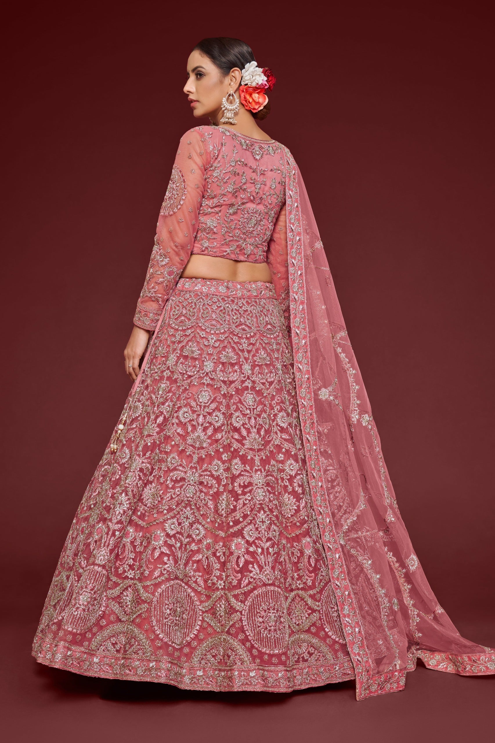 ROSE PINK LEHENGA CHOLI