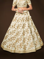 IVORY WHITE LEHENGA