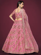 FRENCH ROSE PINK LEHENGA