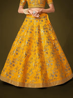 SUNFLOWER YELLOW WEDDING LEHENGA