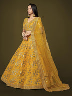 SUNFLOWER YELLOW WEDDING LEHENGA