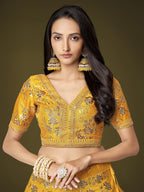 SUNFLOWER YELLOW WEDDING LEHENGA