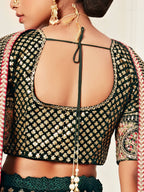 DARK GREEN BRIDAL LEHENGA
