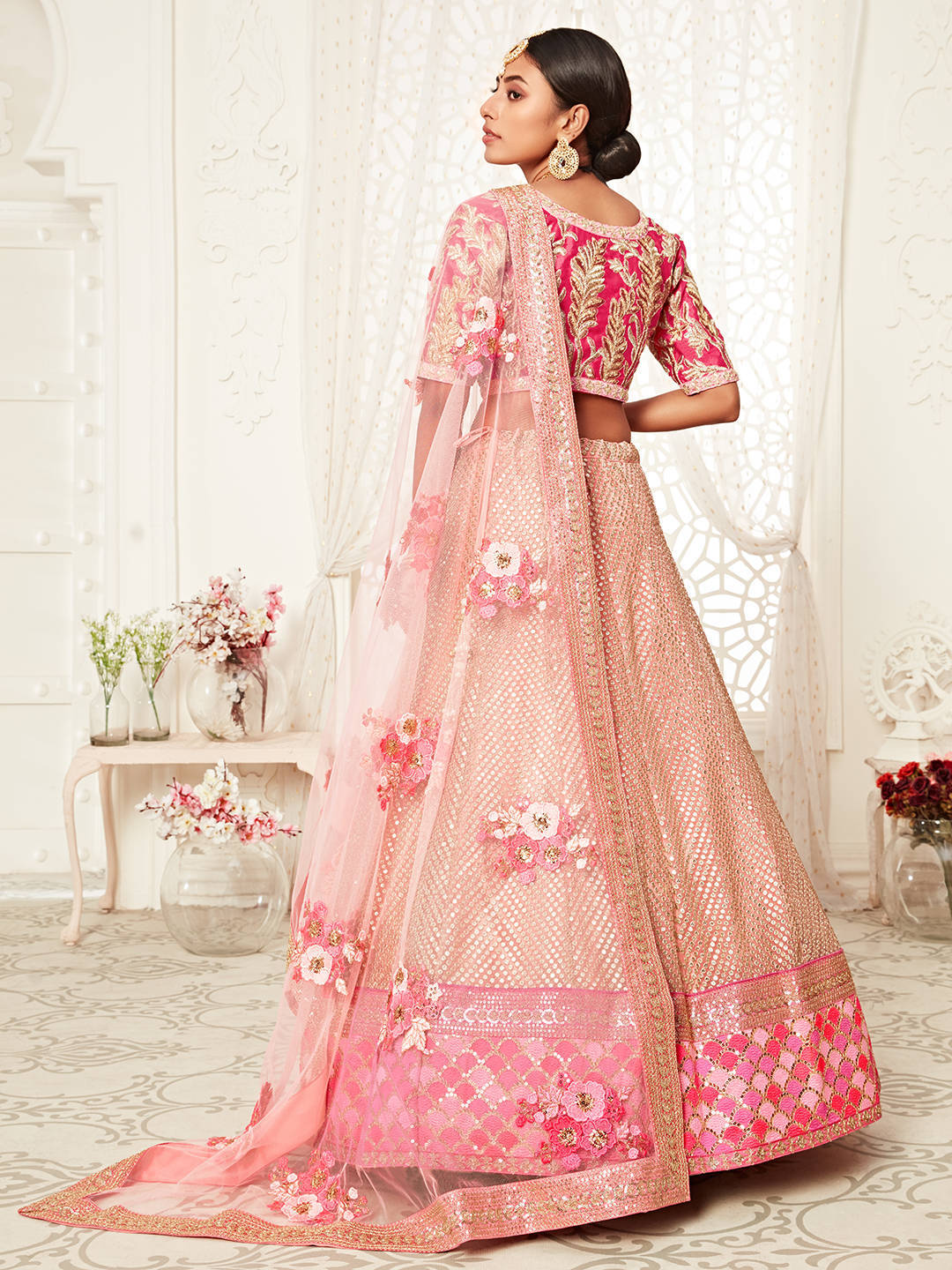 PINK DESIGNER LEHENGA