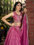 HOT PINK LEHENGA CHOLI
