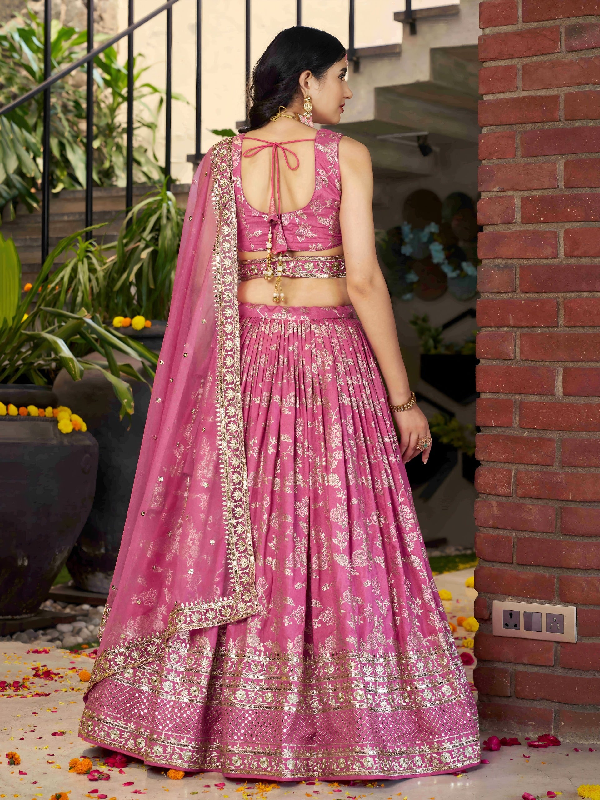 HOT PINK LEHENGA CHOLI