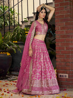 HOT PINK LEHENGA CHOLI