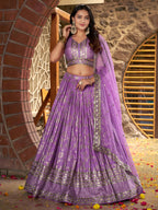 LAVENDER LEHENGA CHOLI