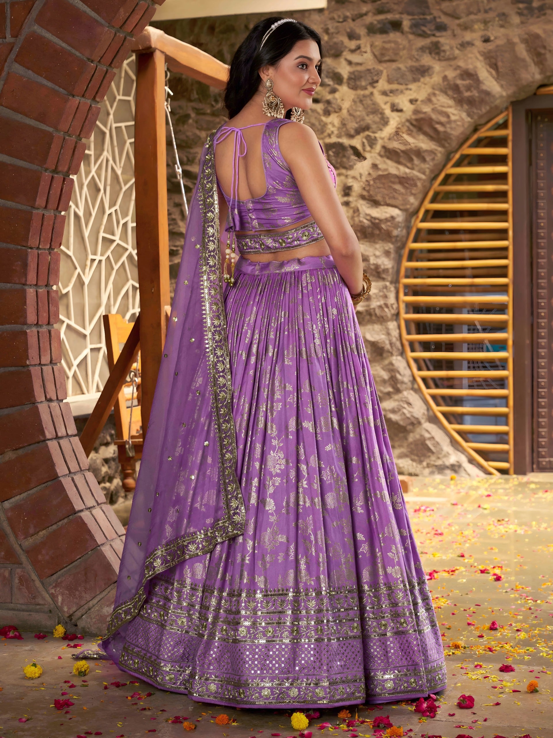 LAVENDER LEHENGA CHOLI