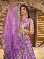 LAVENDER LEHENGA CHOLI