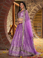 LAVENDER LEHENGA CHOLI