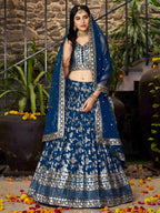 DOVE BLUE LEHENGA CHOLI