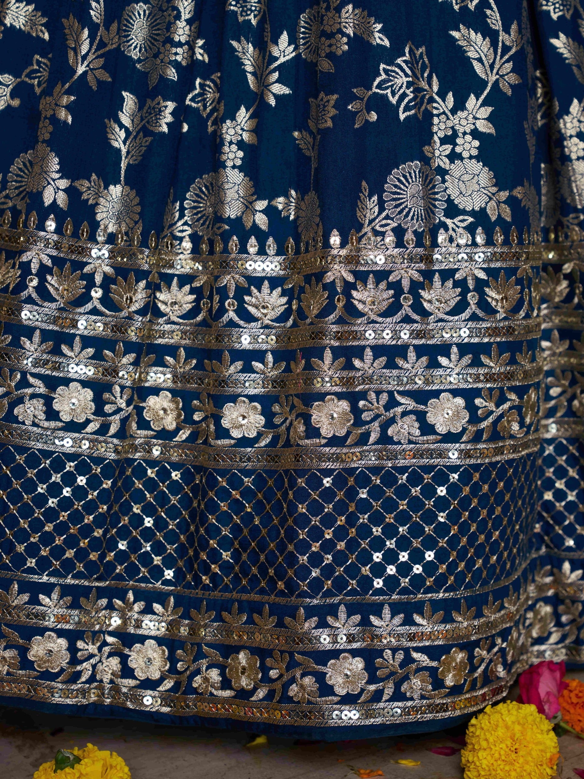 DOVE BLUE LEHENGA CHOLI