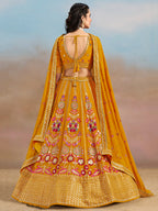MUSTARD YELLOW LEHENGA CHOLI