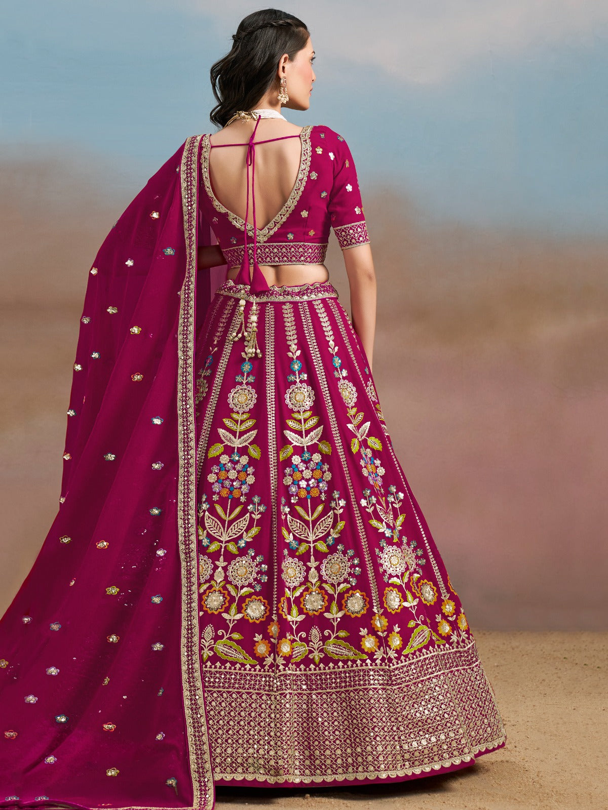 ROYAL PINK WEDDING LEHENGA