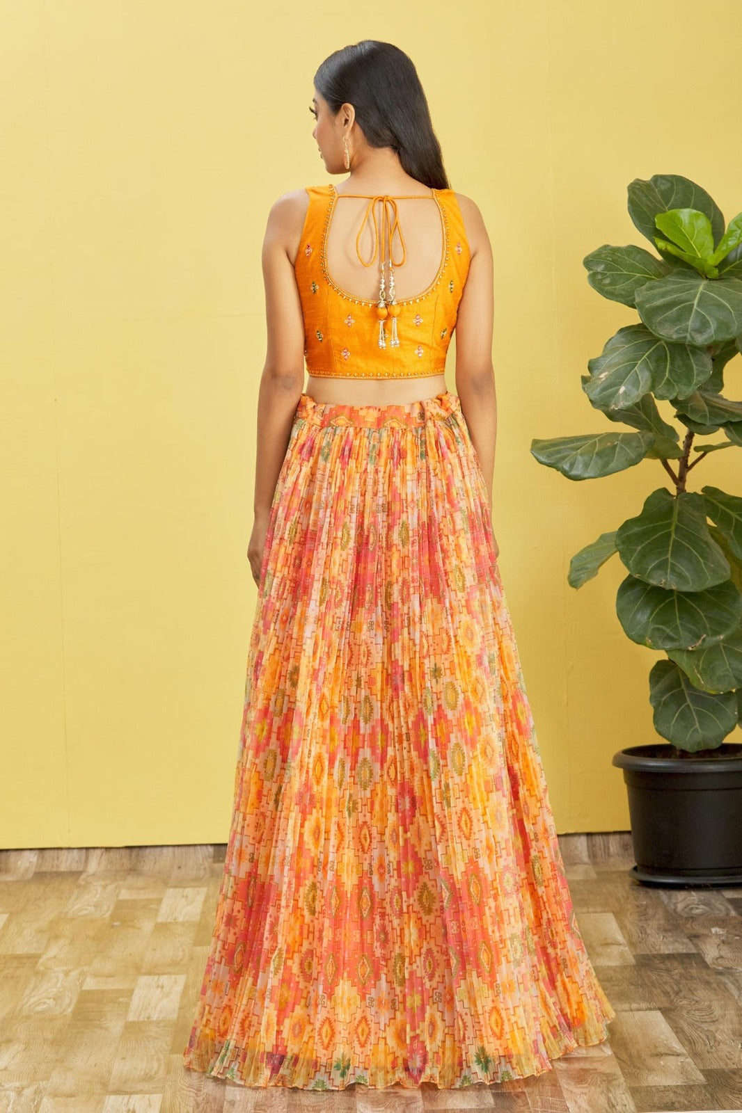 HONEY YELLOW WEDDING LEHENGA