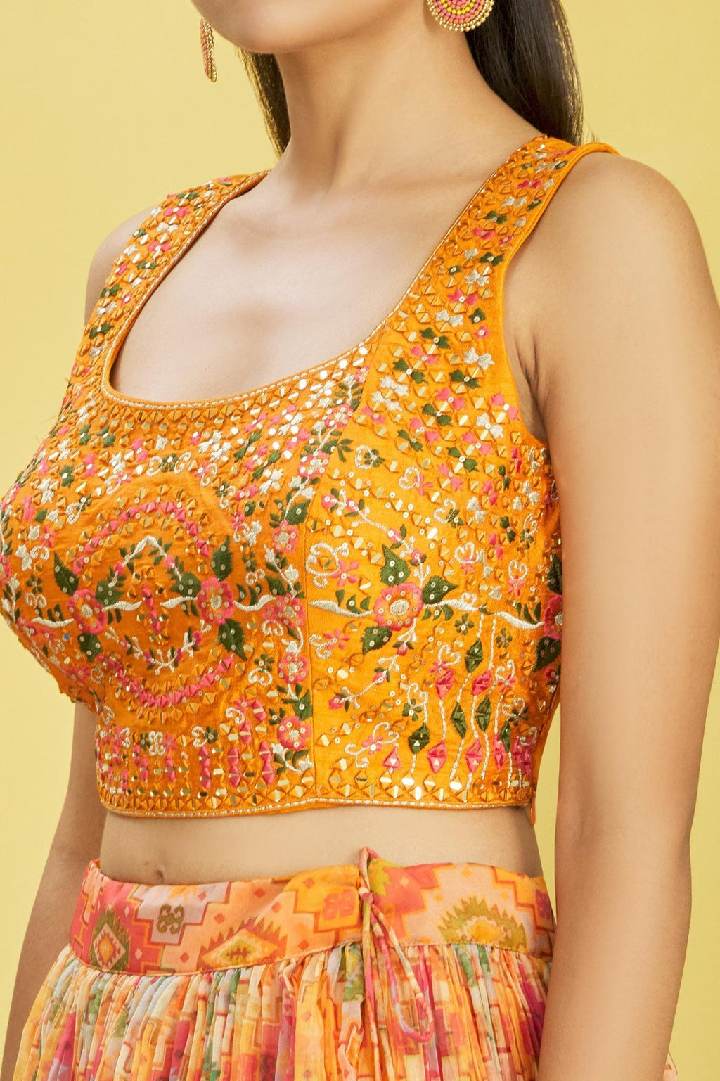 HONEY YELLOW WEDDING LEHENGA