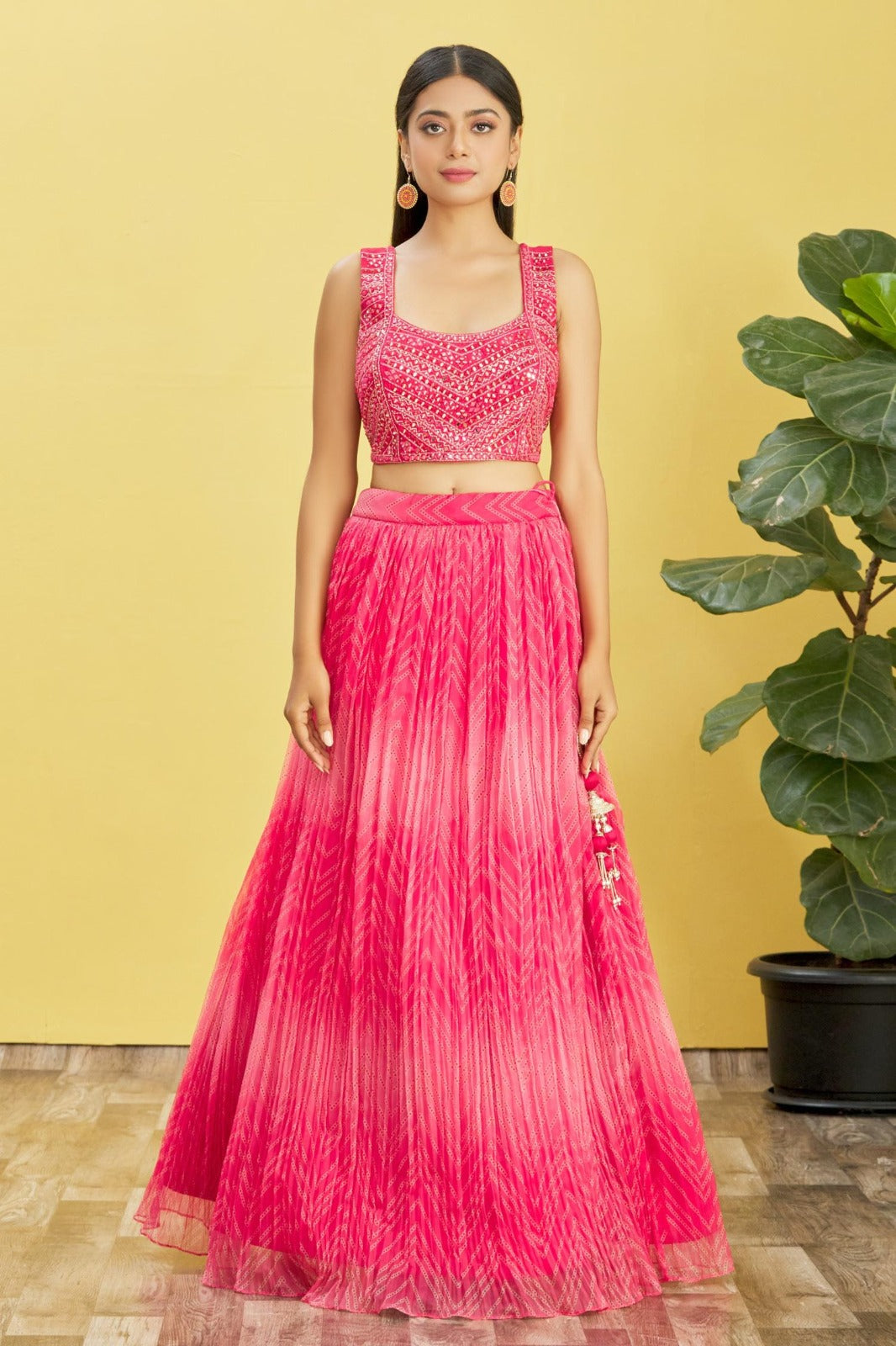ROSE PINK WEDDING LEHENGA