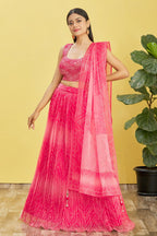ROSE PINK WEDDING LEHENGA