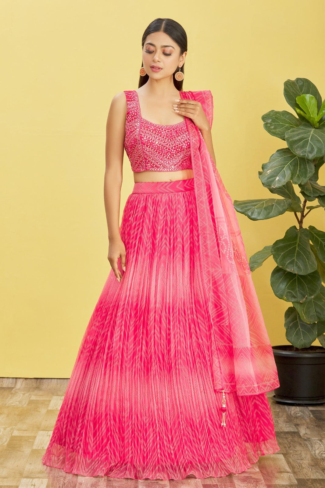ROSE PINK WEDDING LEHENGA