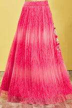ROSE PINK WEDDING LEHENGA