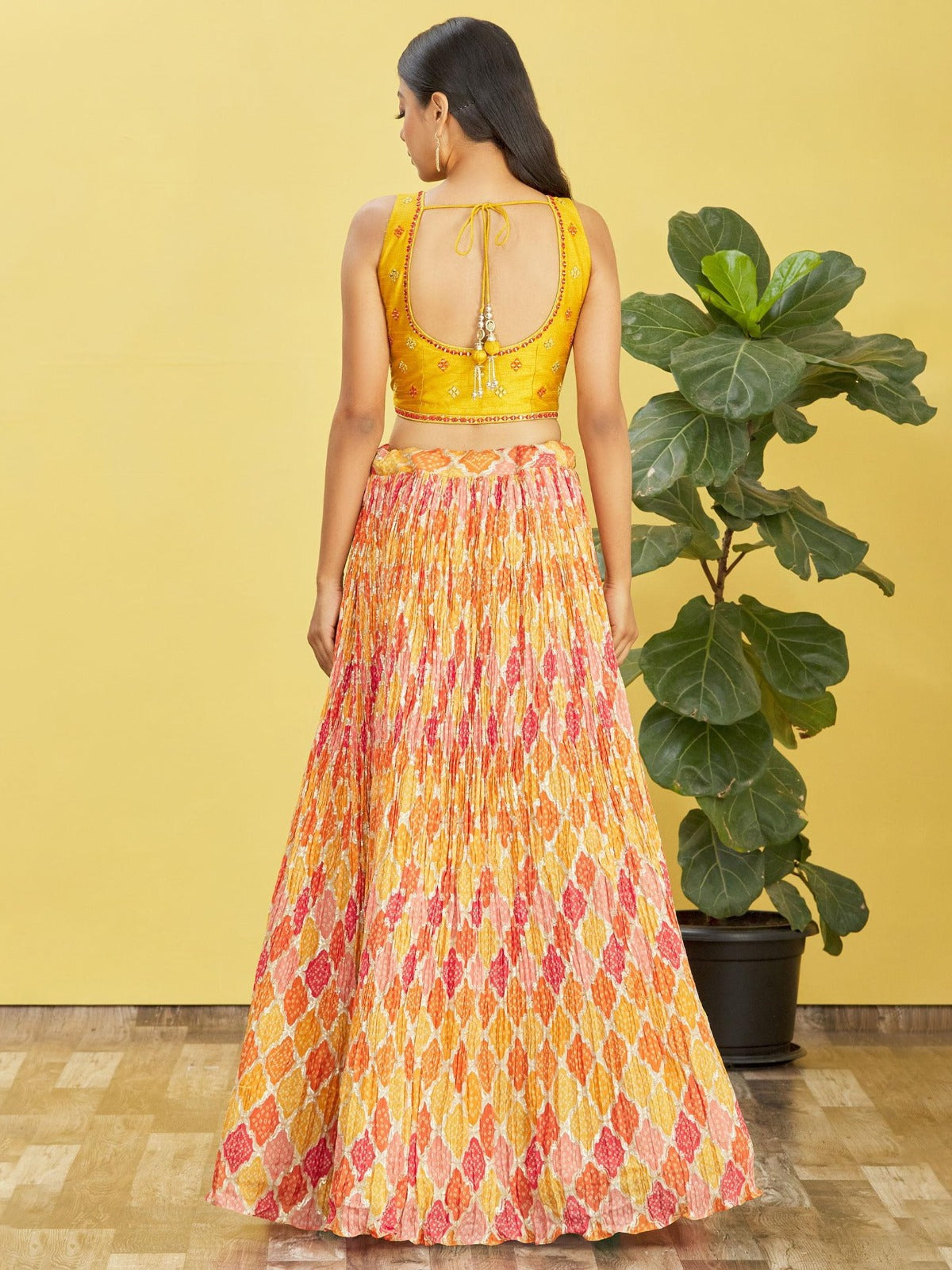 SUNFLOWER YELLOW WEDDING LEHENGA