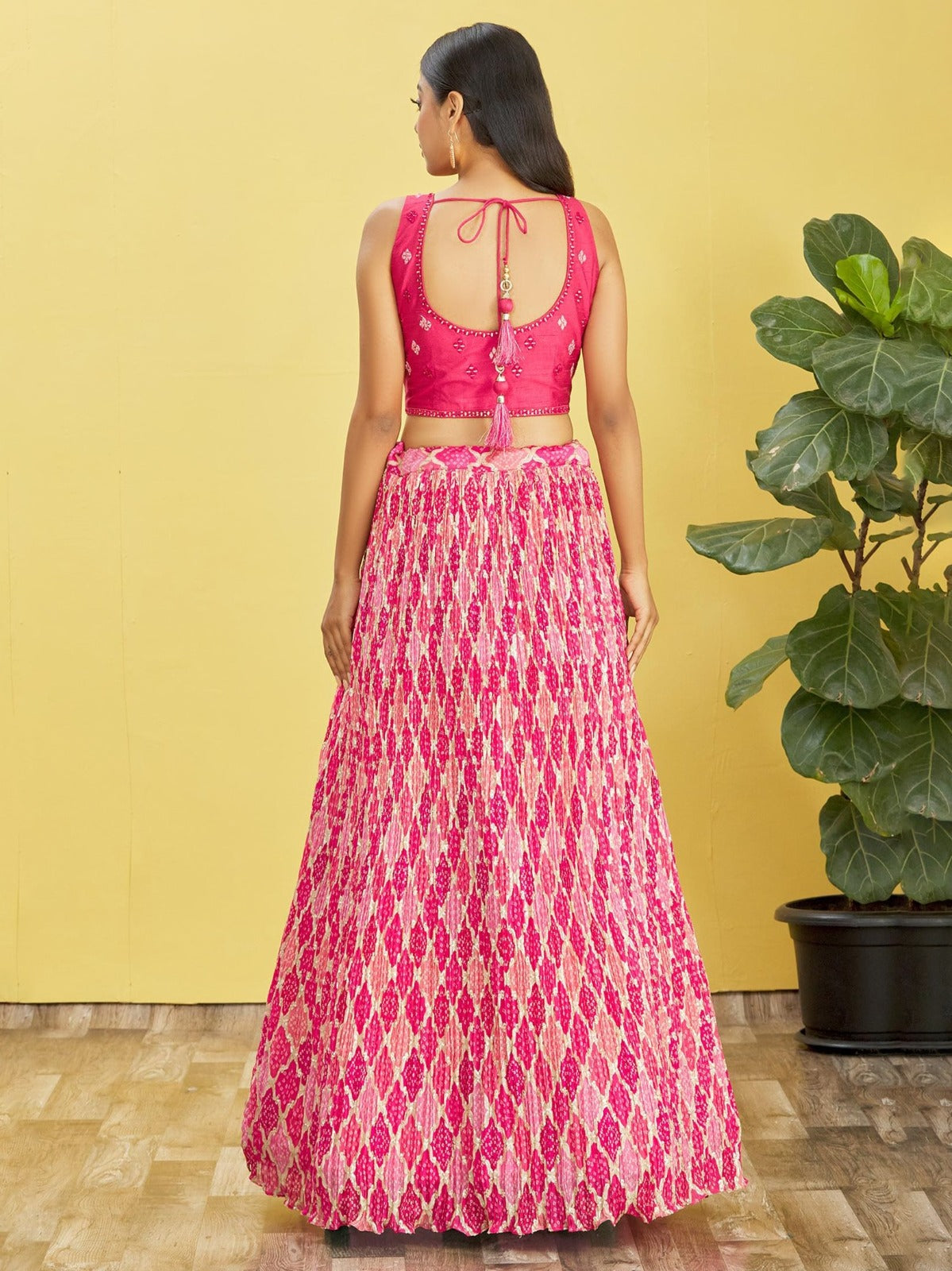 TAFFY PINK WEDDING LEHENGA