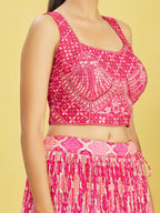 TAFFY PINK WEDDING LEHENGA