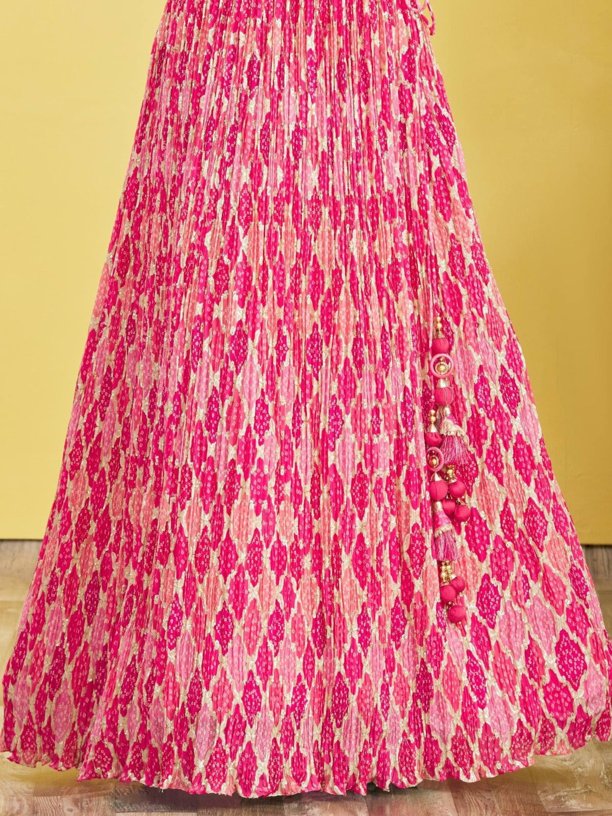 TAFFY PINK WEDDING LEHENGA
