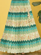 PARAKEET GREEN WEDDING LEHENGA