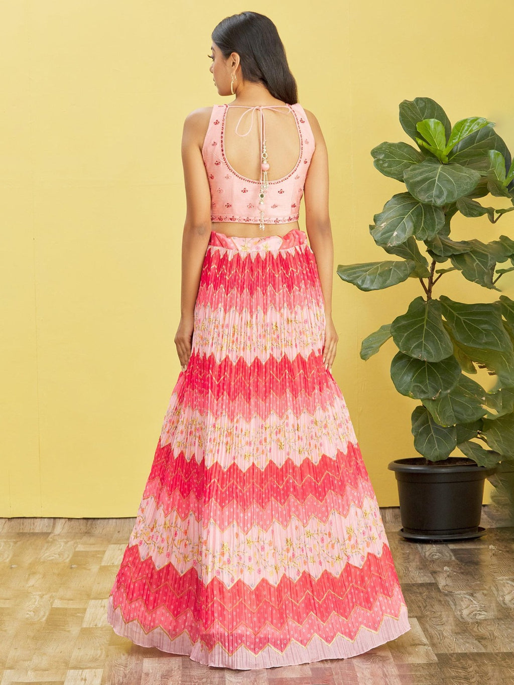 HOT PINK WEDDING LEHENGA