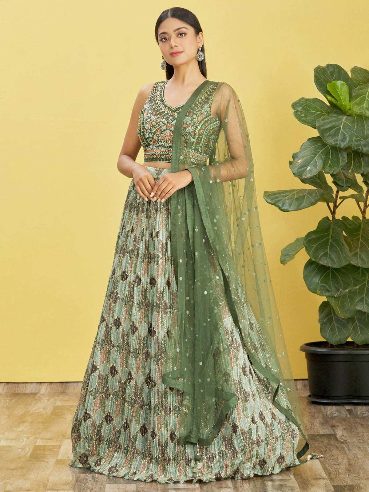 MINT GREEN WEDDING LEHENGA