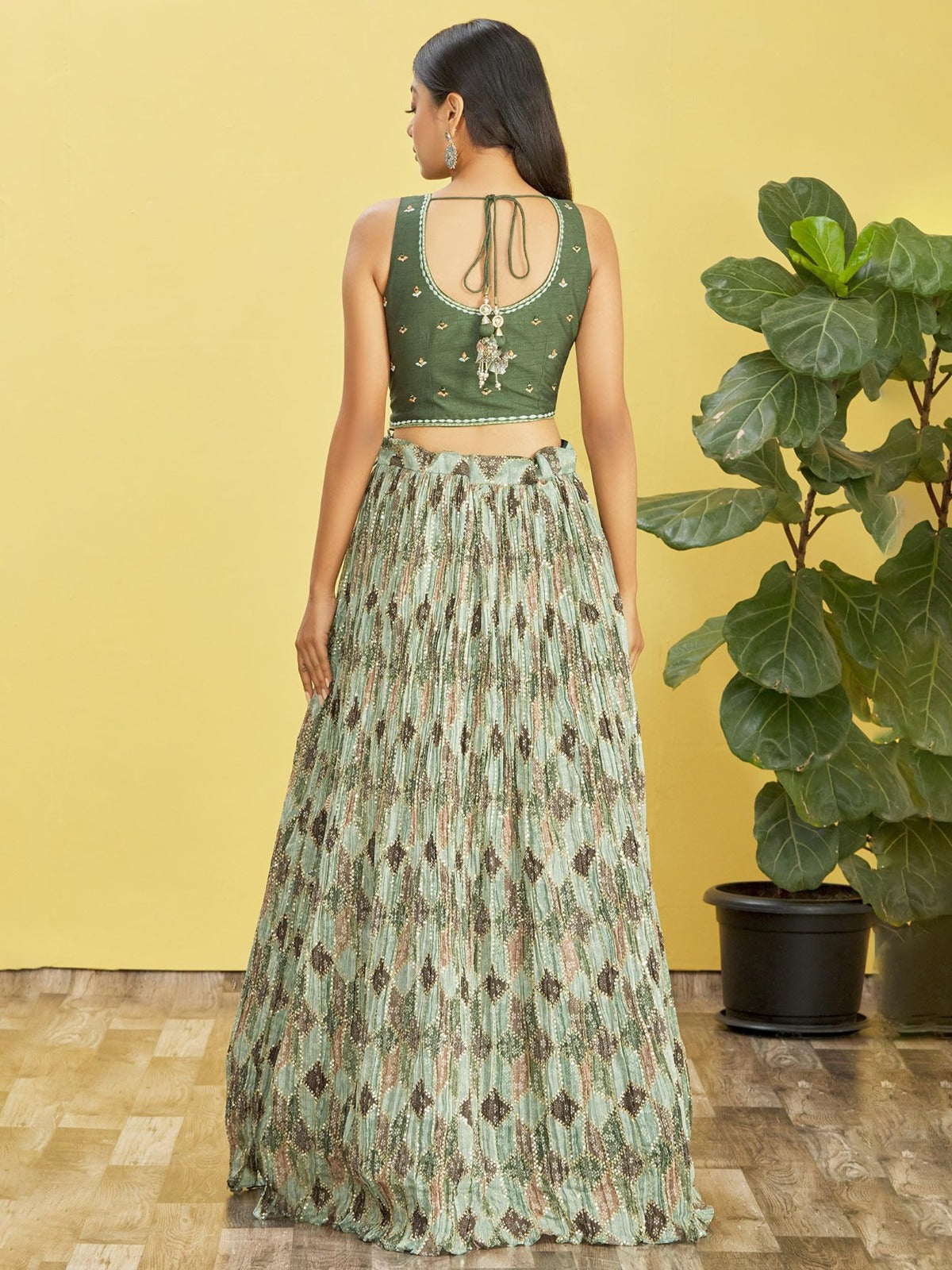 MINT GREEN WEDDING LEHENGA