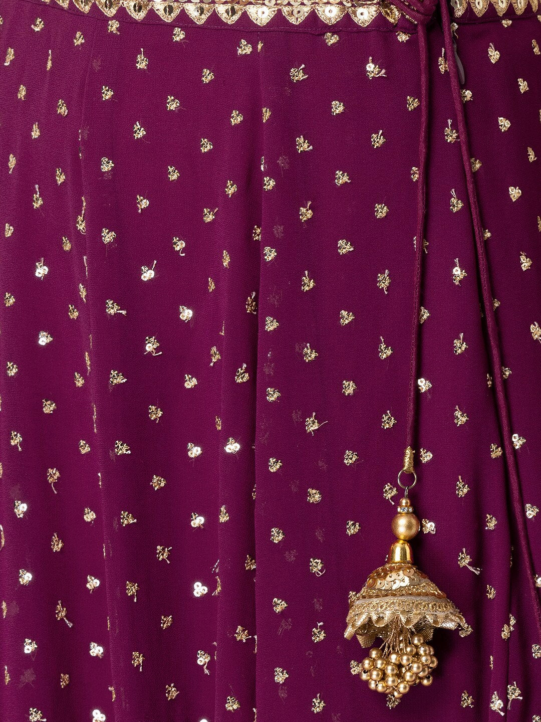 WINE PURPLE LEHENGA CHOLI
